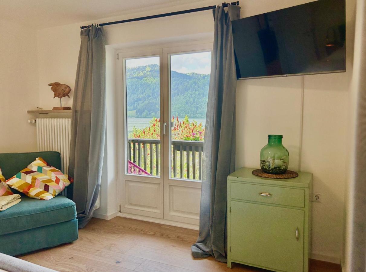 Ferienwohnung Strandbad - Alpen Popart Am See Schliersee Bagian luar foto