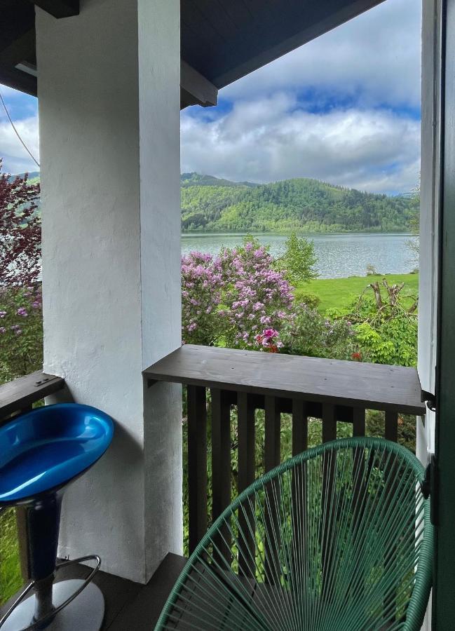 Ferienwohnung Strandbad - Alpen Popart Am See Schliersee Bagian luar foto