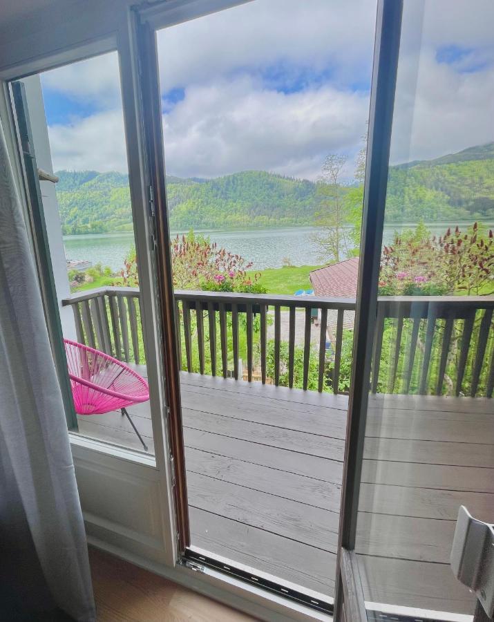Ferienwohnung Strandbad - Alpen Popart Am See Schliersee Bagian luar foto