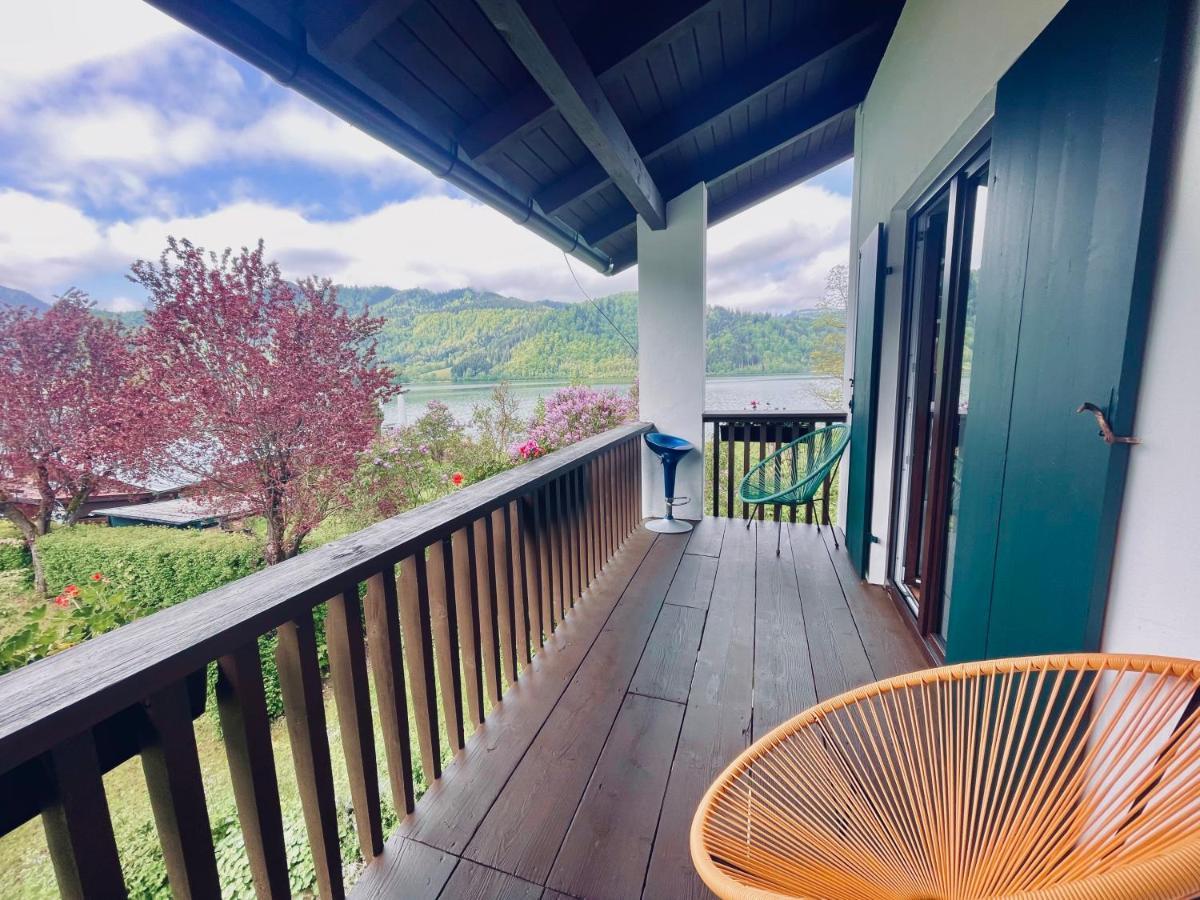 Ferienwohnung Strandbad - Alpen Popart Am See Schliersee Bagian luar foto